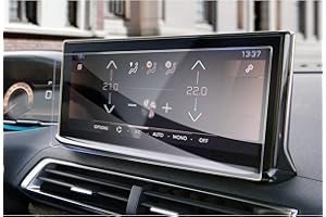 GAFAT Peugeot 3008 5008 GT Line 2021-2023 2024 10 Zoll Navigation Schutzfolie, 10" Gehärtetes Glas Displayschutzfolie für Peugeot 3008 Peugeot 5008 Infotainment System, Stoßfest, 9H Kratzfest