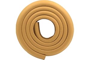 M2cbridge L Shape Extra Thick Furniture Table Edge Protectors Foam Baby Safety Bumper Guard 2 M (wood)