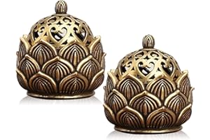 Misazy Brucia Incenso a Cascata 2 Pezzi Portaincenso Bastoncino, Brucia Incenso in Grani per Bastoncini Brucia Incenso Tibetano Bruciatore Incenso in Grani per Casa Ufficio Casa da Tè Decorazione, M