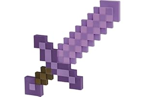 Disguise Minecraft Sword Fancy Dress Accessory for Kids, Official Minecraft by, Pixel Detailing, Includes Diamond, Enchanted, Gold & Netherite Sword Accessories, Ideal for Halloween & Carnival