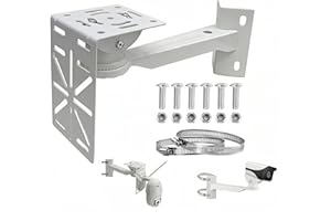 SGZQKZ Support de d'angle Caméra Extérieure Polyvalent, Support de Caméra d'angle pour Surveillance Extérieure, pour Une Surveillance Efficace