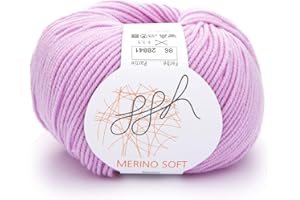 GGH Merino Soft | Lana Merino (Superwash) - sin mulesing - Ovillo de 50g - Apto para Tejer y Crochet | Color 086 - Rosa
