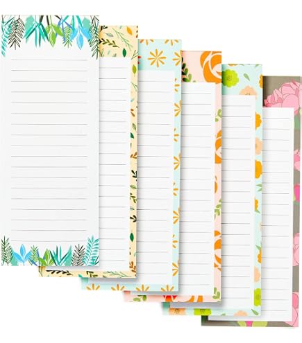 Lot de 3 Blocs Notes Magnétiques, Liste de Courses sur le Thème des Lot de 3 Blocs Notes Magnétiques, Liste de Courses sur le Thème des