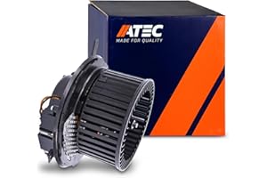 ATEC Germany Moteur de ventilateur 12V ventilateur d'habitacle avec climatisation Moteur de ventilateur Compatible avec avec régulateur