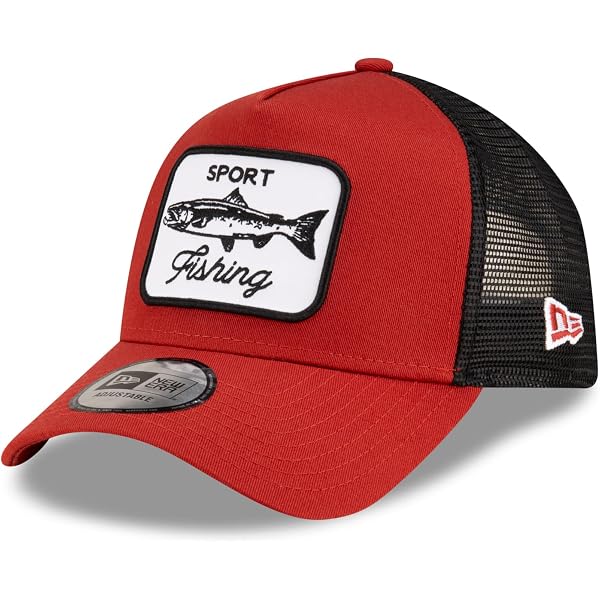 The Best Days are Spent Fishing Mesh Back Trucker Cap Regolabile Snapback Hat Casu Nero, Nero , Taglia unica