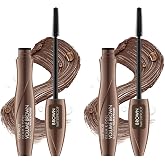 Catrice Cosmetics Glam &amp; Doll Brown Waterproof Volumizing Mascara, Volumizing, Defining, Lengthening, Matt, 10 ml (Pack of 2)