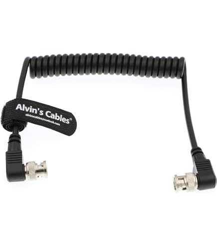 Cavo SDI BNC Angolo Retto 15cm Per Teradek Atomos SmallHD – 3G HD 1080p Confezione Da 2