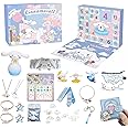 DandelYunx 2024 Cute Cartoon Advent Calendar | 24 Days Christmas Countdown Calendar with Anime Figures, Keychains, Rings, and Accessories | Perfect Holiday Gift for Girls, Boys & Kids (Cinnamoroll)