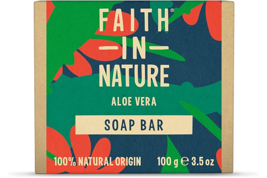 Faith In Nature Aloe Vera Soap 100g (Packing May Vary)
