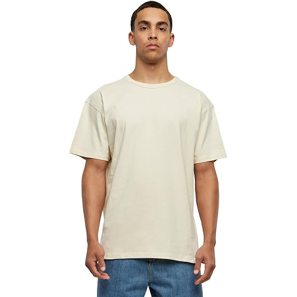 Urban Classics Heavy Oversized Shirt - Sand Beige 5XL Relaxed Fit - View #9