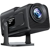 4K Projeksiyon Cihazı HY320, 1080P Full HD G&ouml;r&uuml;nt&uuml; Kalitesi, WiFi 6 Bluetooth 5 Bağlantı, Dahili Hoparl&ouml;r, Otomatik Keystone,