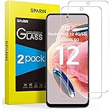 SPARIN 2 Stück Panzer Schutz Glas für Xiaomi Redmi Note 12 4G/5G und Poco X5 5G 6,67 Zoll, 9H Härte Schutzfolie für Redmi Not
