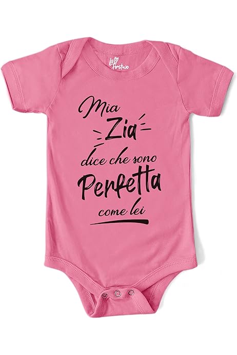Body Neonato Divertente Con Slogan - Mamma Mi Ha Fatta Stupenda, Papà Mi Ha Fatta Interista - 100% Cotone (Idea Regalo) - Foto 2
