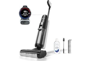 Tineco FLOOR ONE S5 Inteligentny bezprzewodowy odkurzacz na mokro i na sucho i mop do twardych podłóg, cyfrowy wyświetlacz, długi czas pracy, doskonały do ​​lepkiego bałaganu i sierści zwierząt