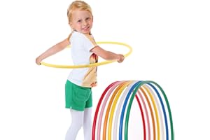 hoopomania Kids Hula Hoop Monocolore [Ø60cm - Ø80cm] Hula Hoop per Bambini colorato