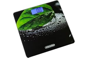 Mesko MS8149 waga cyfrowa do łazienki, 5 kg – 150 kg, bardzo płaska konstrukcja z podświetleniem LCD