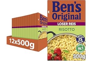 ‎BEN’S ORIGINAL BEN’S ORIGINAL Ben's Original Risotto Reis Lose, 12 Packungen (12 x 500g)