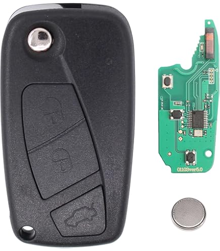 Guscio Chiave Telecomando Fiat Ricambio - Compatibile Con Punto, Panda, 500, Bravo, Ducato - Foto 3