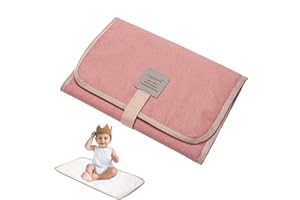 DZQAD Tapis A Langer De Voyage Bebe - Baby Matelas À Langer Portable, Pliable Matelas A Langer De Voyage, Matelas À Langer Imperméable Et Antitache, Leger & Compact, Pour Maison Extérieur Voyage