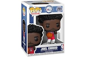 Funko Pop! NBA: 76ers - Joel Embiid - NBA Players - Figura de Vinilo Coleccionable - Idea de Regalo - Mercancia Oficial - Juguetes para Niños y Adultos - Sports Fans - Muñeco para Coleccionistas