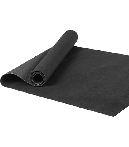 KARAT - Tapis de voiture - Moquette automobile - Revêtement de coffre personnalisable - Garniture intérieure véhicule universel - Restaurer l' intérieur du véhicule - Mustang, Noir, 100x150 cm