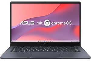 ‎ASUS ASUS Chromebook CX14 CX1405CTA Laptop | 14" FHD 16:9 Display | Intel N150 | 4GB RAM | 128GB eMMC | Intel UHD | ChromeOS | QWERTZ | Quiet Blue