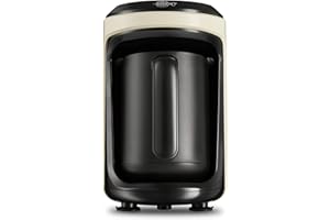 ‎KARACA KARACA Hatir Hup Türkische Kaffeemaschine, Creme, Fur 5 Personen, 535W, Kaffeevollautomat-Coffee Maker, Turkisch Kaffemachinen- Einfach Kaffee- Traditional Kaffeekocher