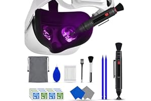 AOCII Kit de Nettoyage pour Casque VR, nettoyant pour lentille VR kit de Nettoyage pour lentille, Compatible Oculus Hololens 2/Xbox One/Xbox 360/PS4, contrôleur de Jeu VR, Accessoires VR, nettoyant pour AR