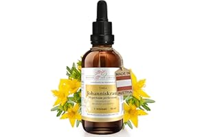 ‎PHOENIX DER LEBENSKRAFT Johanniskraut Tinktur 50ml | Hypericum perforatum Tropfen (1:4 Extrakt) | Top Premium Qualität aus Österreich | Veganes Nahrungsergänzungsmittel | Echtes Johanniskraut, Tüpfel-Johanniskraut