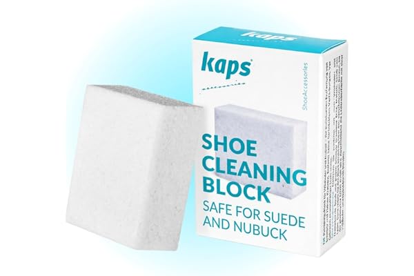 Mockaradergummi och Nubuck Cleaner för Skor, Rengöringsblock, Kaps | Torrt block tar bort smuts, damm och skavmärken från sneakers, stövlar, väskor, soffor och bilsäten