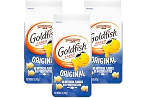 THE BRAMBLE BAY Pepperidge Farms Goldfish Saltine Baked Snack Crackers 187g | Pack of 3