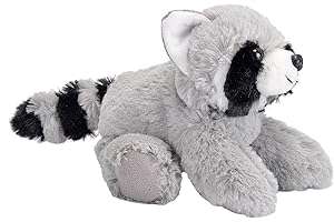 Wild Republic - 16266 - Peluche - Hug'ems - Raton Laveur - 18 cm