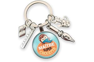 SO SWEET Porte clé cadeau fin d’année – maître, maîtresse, ATSEM – idée originale pour école, remerciement – fait main