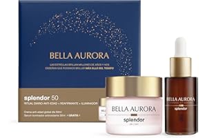 BELLA AURORA Splendor 50 Pack, Crema Antiedad Global SPF20 50ml con Serum Iluminador Antioxidante 30ml, Todo Tipo de Pieles, Efecto Lifting