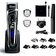 Hatteker Hair Clipper Multi Grooming Kit 3 In 1 Cordless Beard Trimmer Precision Trimmer Hair Trimmer for Men Hair Cutting Kit Waterproof Rechargeable