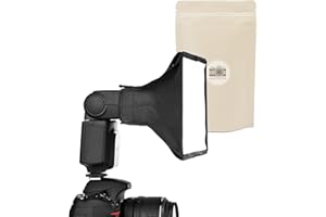 Softbox portatile per diffusore - 15x20cm - Compatibile con tutte le marche Speedlight Canon Nikon Sony Olympus Yongnuo - Adaptout marca francese