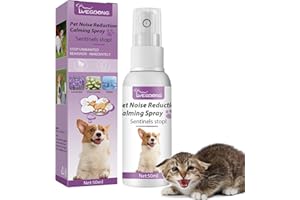Bavokon Spray Camling per Animali Domestici - Ridurre l'ansia Durante Viaggio, Le Visite veterinarie e l'imbarco - Spray calmante per Gatti con Effetto Lunga Tenuta