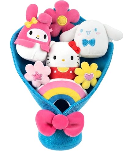 Hello Kitty Macedonia Duft-Plüschfigur 12cm Im Roten Kleid – Offizielles Merchandise, Weich & Duftend, Sammlerstück Für Fans Ab 4 Jahren