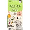 Natures Deli Dry Dog Food for Adult Dogs, Grain Free Natural Complete Hypoallergenic Food for Dogs, Suitable for All Breeds, Salmon and Sweet Potato - 2 kg