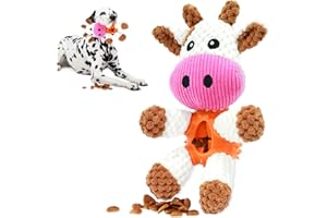 AEITPET Piszcząca zabawka dla psa z nudą, małe, średnie i duże psy, interaktywna zabawka dla psa z linowymi nogami, przytulna, wypchana, miękka, pluszowa zabawka dla szczeniaka, z marszczonym