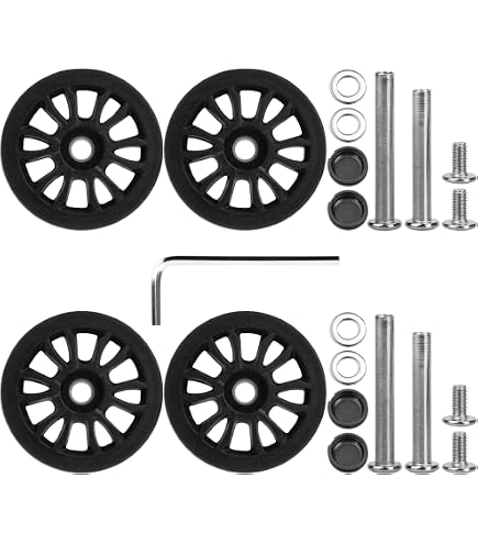 Set 8 Ruote Per Pattini Inline &ndash; 90/100/110mm, Durezza 85A, Per Strada E Indoor
