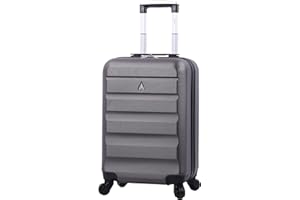 Aerolite 55x35x25cm Walizka Na Kółkach Bagaż Podręczny Twarda Obudowa Podręczna Z 4 Kółkami, Maksymalny Rozmiar Dla Air Europa Air France ITA Airways KLM i Transavia 5 Lat Gwarancji, Grafitowy