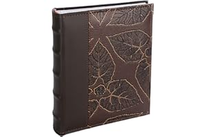 VICTORIA COLLECTION Album de Fotos Inspirado en la Naturaleza para Fotos de 10x15 - Álbum de Fotos Duradero con 200 Bolsillos de Plástico Fáciles de Llenar | Encuadernado en Libro y Espacio Extra para Personalizar