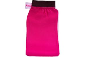 GLMR Works Tan Eraser Exfoliating Tan Remover Mitt Amazing Exfoliator Glove For Face & Body | Double Sided Viscose Rayon For Light And Strong Exfoliation | Effortlessly Peels Away Dead Skin Cells