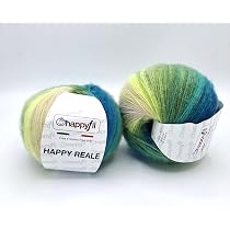 Miss Tricot filati gomitolo Lana Happy Reale 100g, Lana Effetto ...