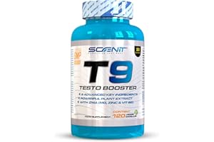 SCENIT REDEFINING YOUR BODY Testosterona Hombre - T9 Testo Booster - 120 veg-caps - 9 ingredientes avanzados. - Testosterona - Con Tribulus, Fenogreco, Ashwagandha, Zinc, Magnesio