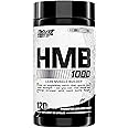 Nutrex Research HMB 1000 MG | Supports Muscle Recovery, Reduce Skeletal Muscle Damage, Increased Strength, Prevent Muscle Loss | 120 Capsules