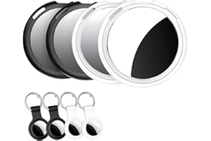 CYBERDOT Air Tracker Tags 4 Pack [Apple MFi Certified] Pair with Apple Find My(iOS Only) Smart Bluetooth Tracking Tags Key Finder Item Locator Waterproof Worldwide Tracker for Pets Wallet Backpack Dogs Luggage