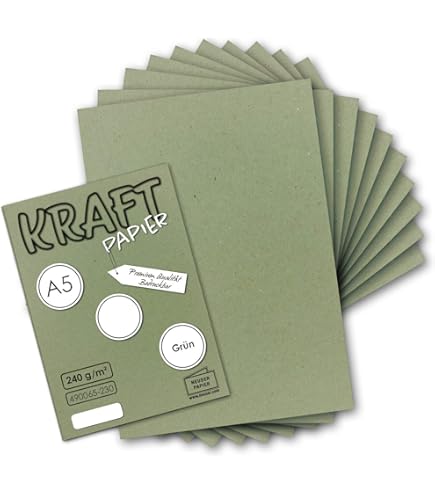 Cartoncino Colorato A5 - 240 G/m², 50 Fogli, Blu Royal