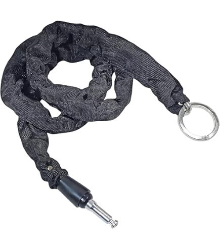 Handboeien plus ketting met kant - zwart